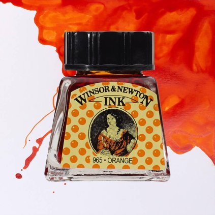 Umělecká tuš Winsor & Newton Orange