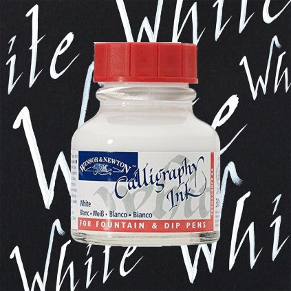 Kaligrafický inkoust Winsor & Newton White