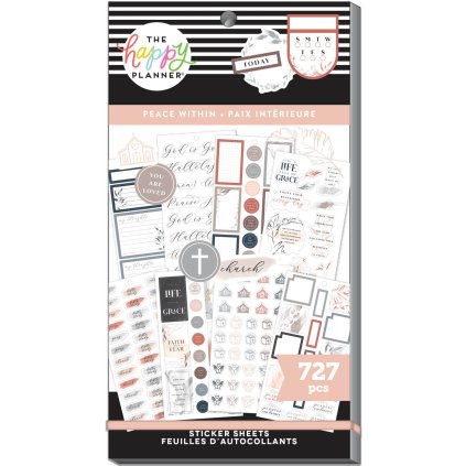 Samolepky Happy Planner Value Pack Peace Within