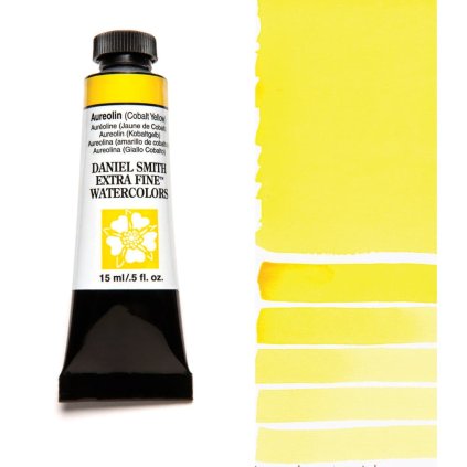 Akvarelová barva Daniel Smith aureolin (cobalt yellow)