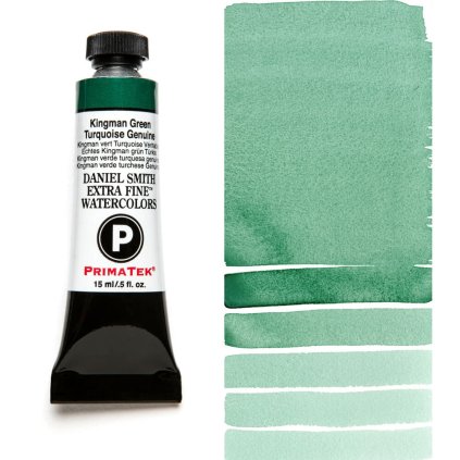 Akvarelová barva Daniel Smith Kingmant Green Turquoise Genuine