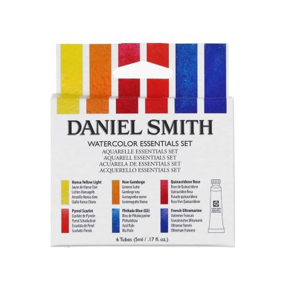 Akvarelové barvy Daniel Smith 5ml Essentials, sada 5 ks