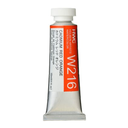 akvarelová barva holbein 15ml oranžová cadmium red orange