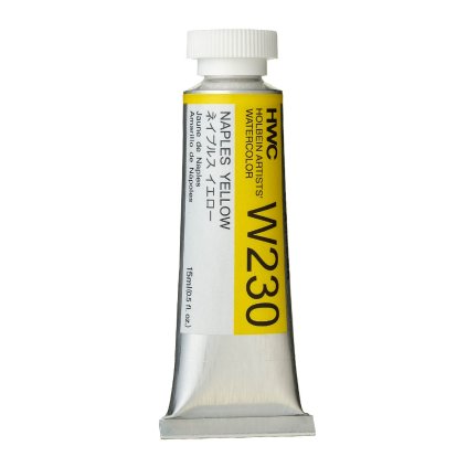 Akvarelová barva  Holbein 15ml žlutá naples yellow