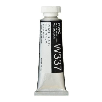 akvarelová barva holbein 15ml černá ivory black