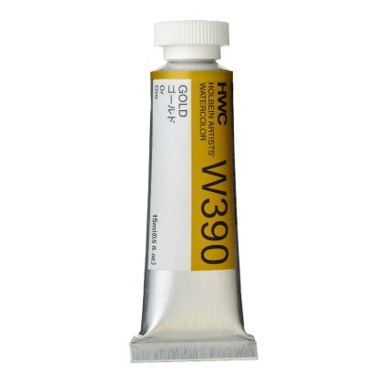 Akvarelová barva  Holbein 15ml  zlatá gold