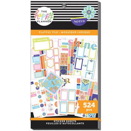 Samolepky Happy Planner Value Pack Playful Tile