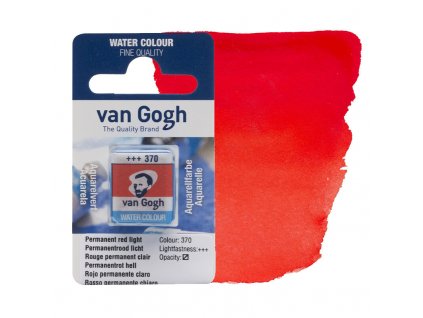 Akvarelová barva Van Gogh červená permanent red light