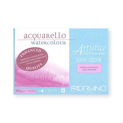 Blok Fabriano ARTISTICO traditiona white hot pressed 12,5 x 18 cm