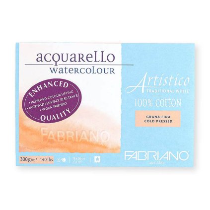 Blok Fabriano ARTISTICO traditionaL white cold PRESS 18X26 cm