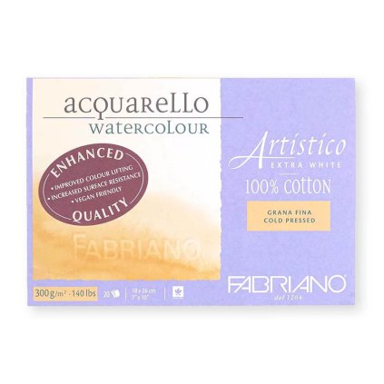 Blok Fabriano ARTISTICO extra white cold pressed 18x26 cm