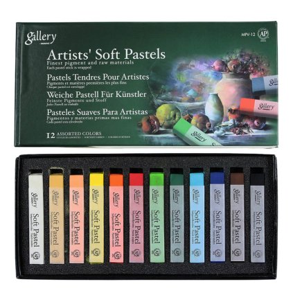 Suché pastely Mungyo Soft Pastels sada 12 ks