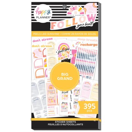 Samolepky Happy Planner BIG Value Pack Feels Like Sunshine