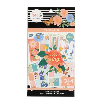 Samolepky Happy Planner Value Pack Bright Florals