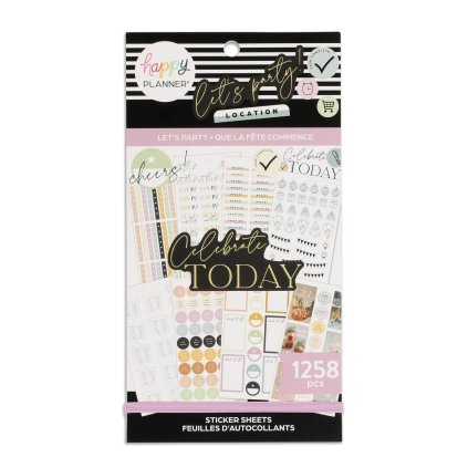 Samolepky Happy Planner Value Pack Let's Party