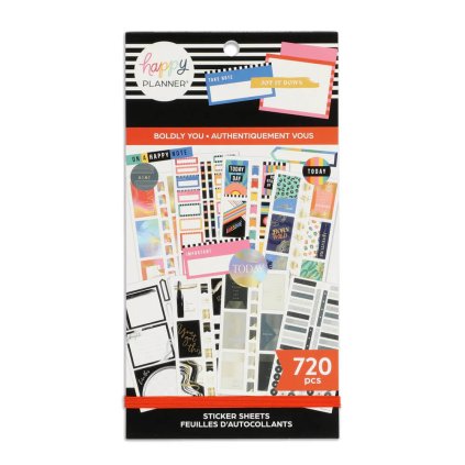 Samolepky Happy Planner Value Pack Boldly You