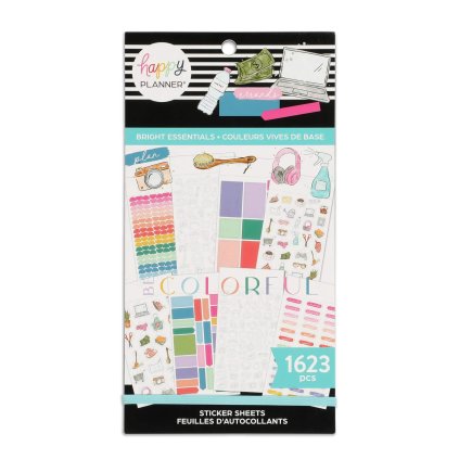 Samolepky Happy Planner Value Pack Bright Clear Essentials