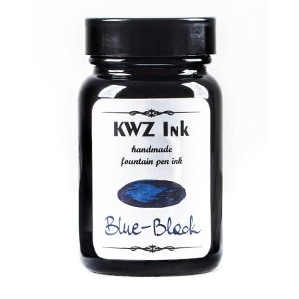 inkoust pro plnici pera KWZ modrý blue black