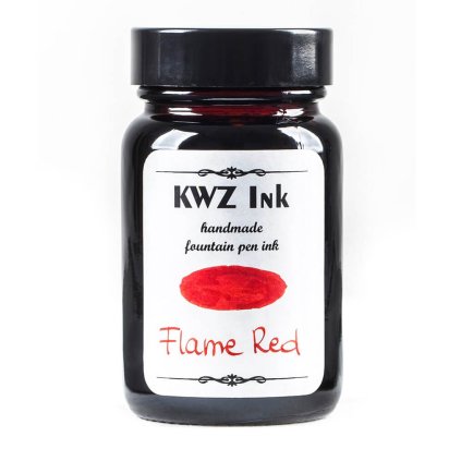 inkoust pro plnici pera KWZ červený flame red