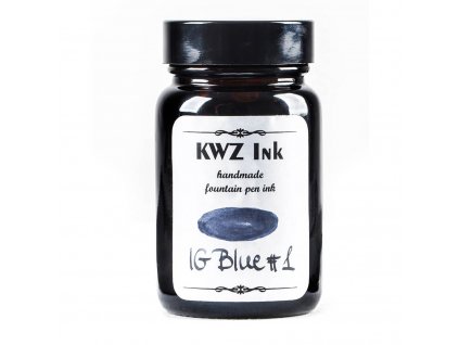 inkoust pro plnici pera KWZ iron gall modrý blue (1)