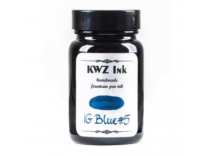 inkoust pro plnici pera KWZ iron gall modrý blue 5