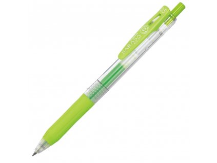 gelové pero zebra sarasa 0.5 zelená light green