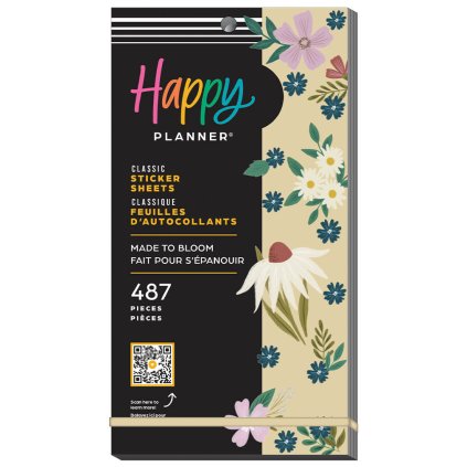 samolepky happy planner 197 made to bloom