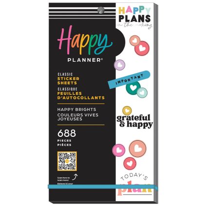 samolepky happy planner 206 happy brights