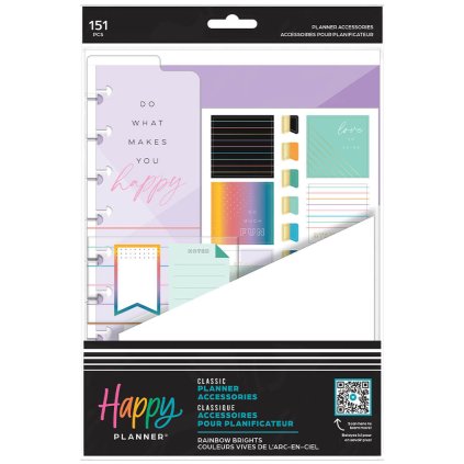 rozšíření do diáře happy planner classic rainbow brights