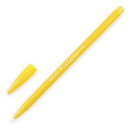 popisovač monami plus pen 3000 4 yellow (1)