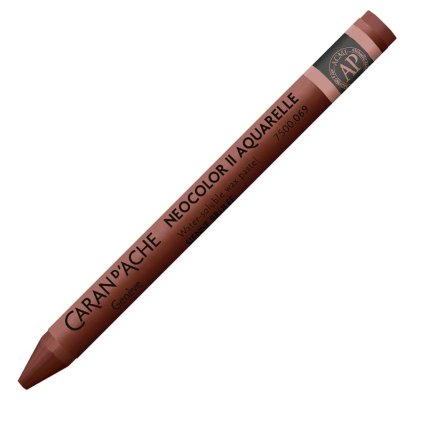 akvarelové olejové pastely caran d'ache neocolor 2 069 burnt sienna