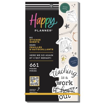 Samolepky Happy Planner BIG Value Pack Here We Go Again