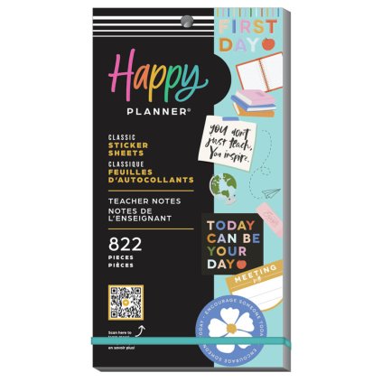 Samolepky Happy Planner Value Pack Teacher Notes