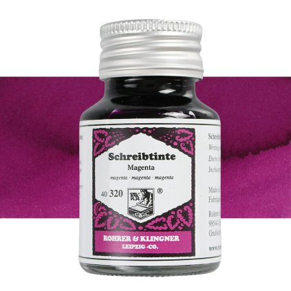 Inkoust rohrer klingnerold magenta vzorek