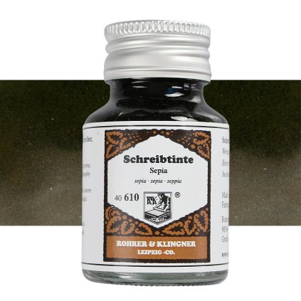 Inkoust rohrer klingner sepia vzorek