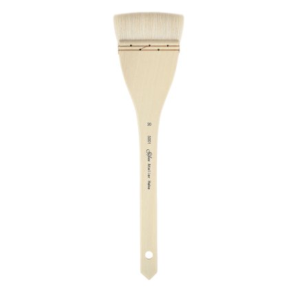 plochý štětec hake silver brush
