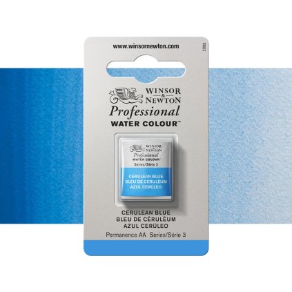akvarelová barva winsor newton pánvička cerulean blue