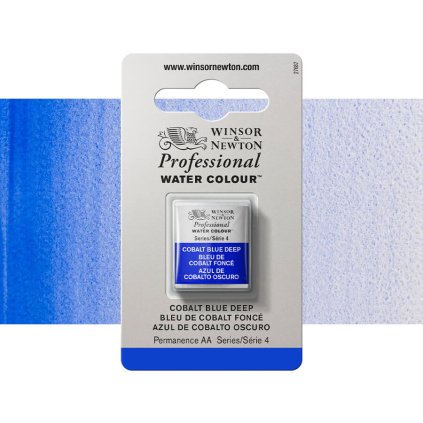 akvarelová barva winsor newton pánvička cobalt blue deep