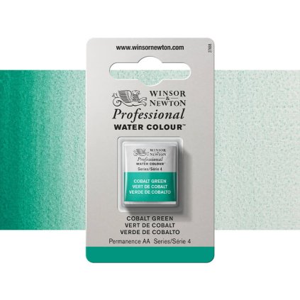akvarelová barva winsor newton pánvička cobalt green