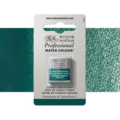akvarelová barva winsor newton pánvička cobalt green deep