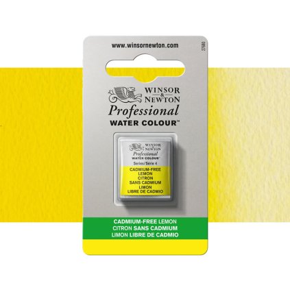 akvarelová barva winsor newton pánvička cadmium free lemon