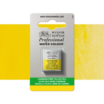 akvarelová barva winsor newton pánvička cadmium free yellow pale