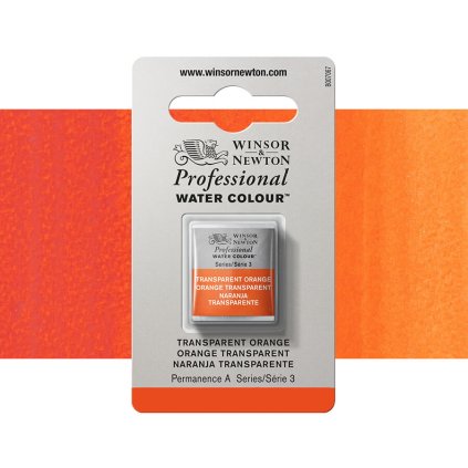 akvarelová barva winsor newton pánvička transparent orange