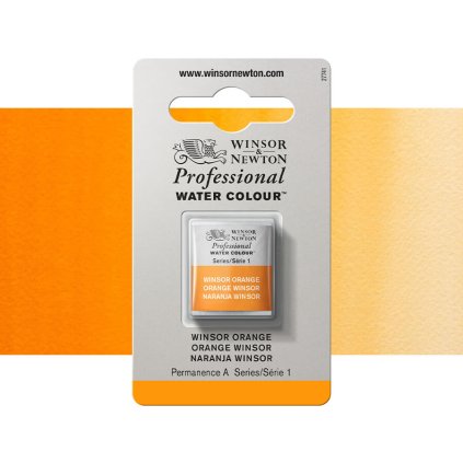 akvarelová barva winsor newton pánvička winsor orange