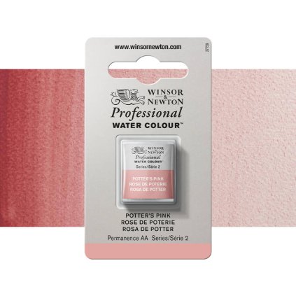 akvarelová barva winsor newton pánvička potters pink