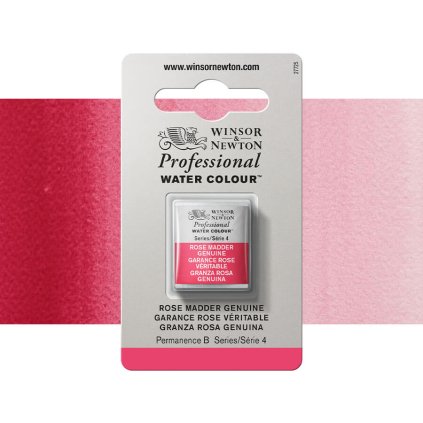 akvarelová barva winsor newton pánvička rose madder genuine