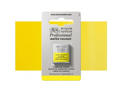 akvarelová barva winsor newton pánvička cadmium lemon