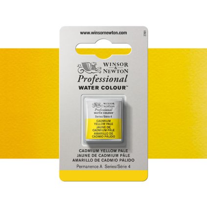 akvarelová barva winsor newton pánvička cadmium yellow pale