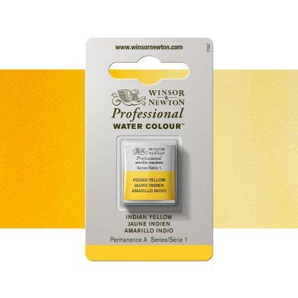 akvarelová barva winsor newton pánvička indian yellow