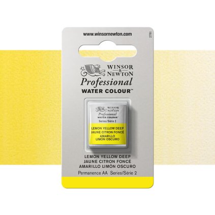 akvarelová barva winsor newton pánvička lemon yellow deep